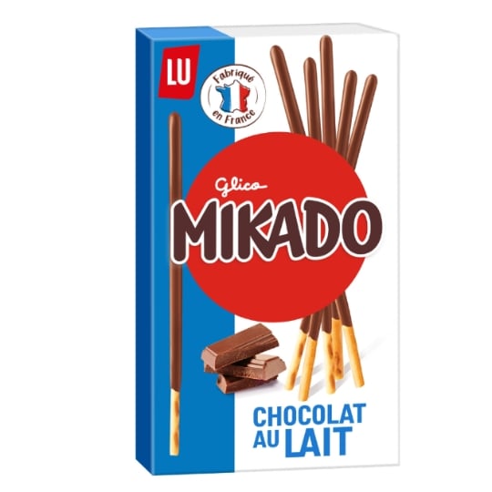 Mikado Biscuits Nappés au Chocolat au Lait 100g