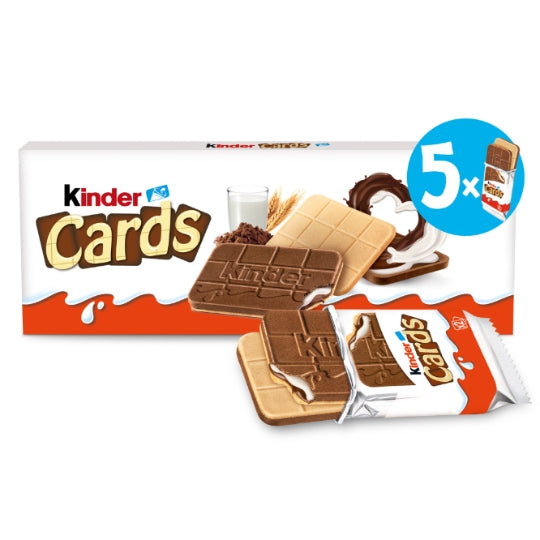 Kinder Cards Lait et Cacao 128g