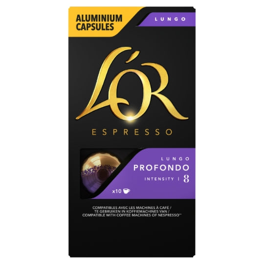 L'Or Lungo Profondo Intensité 8 - 10 Capsules
