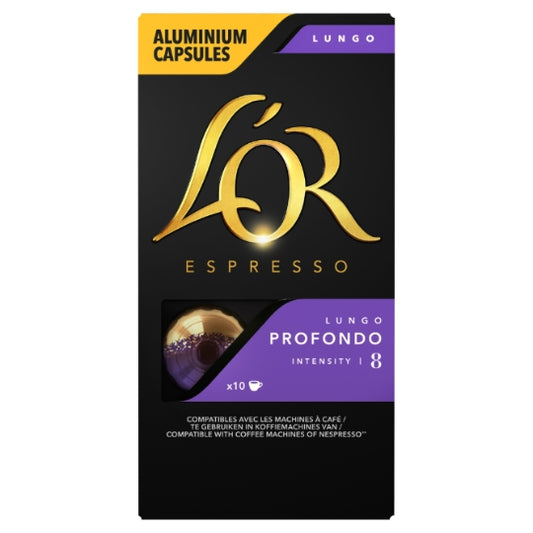 L'Or Lungo Profondo Intensité 8 - 10 Capsules