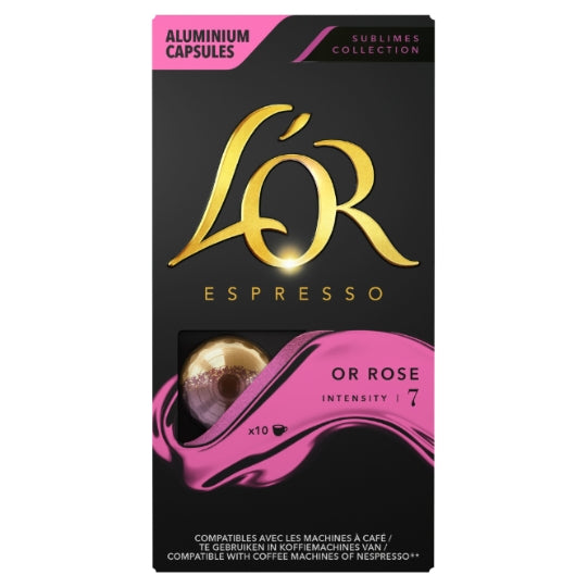 L'Or Espresso Or Rose Intensité 7 - 10 Capsules