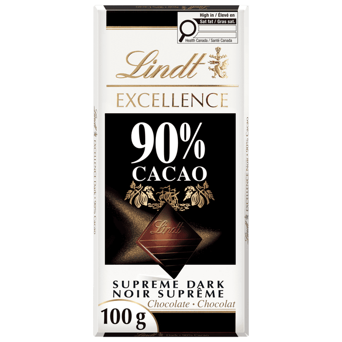 Lindt Excellence Chocolat Noir Prodigieux 90% Cacao - 100g