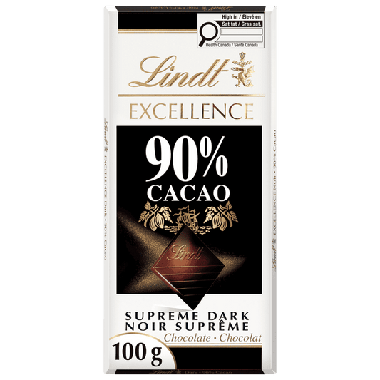 Lindt Excellence Chocolat Noir Prodigieux 90% Cacao - 100g