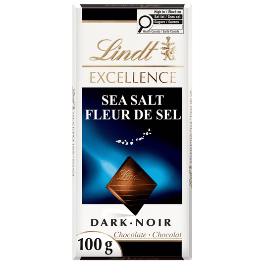 Lindt Excellence Chocolat Noir Pointe de Fleur de Sel