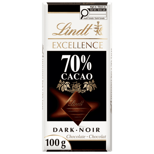 Lindt Excellence Chocolat Noir Intense 70% Cacao - 100g